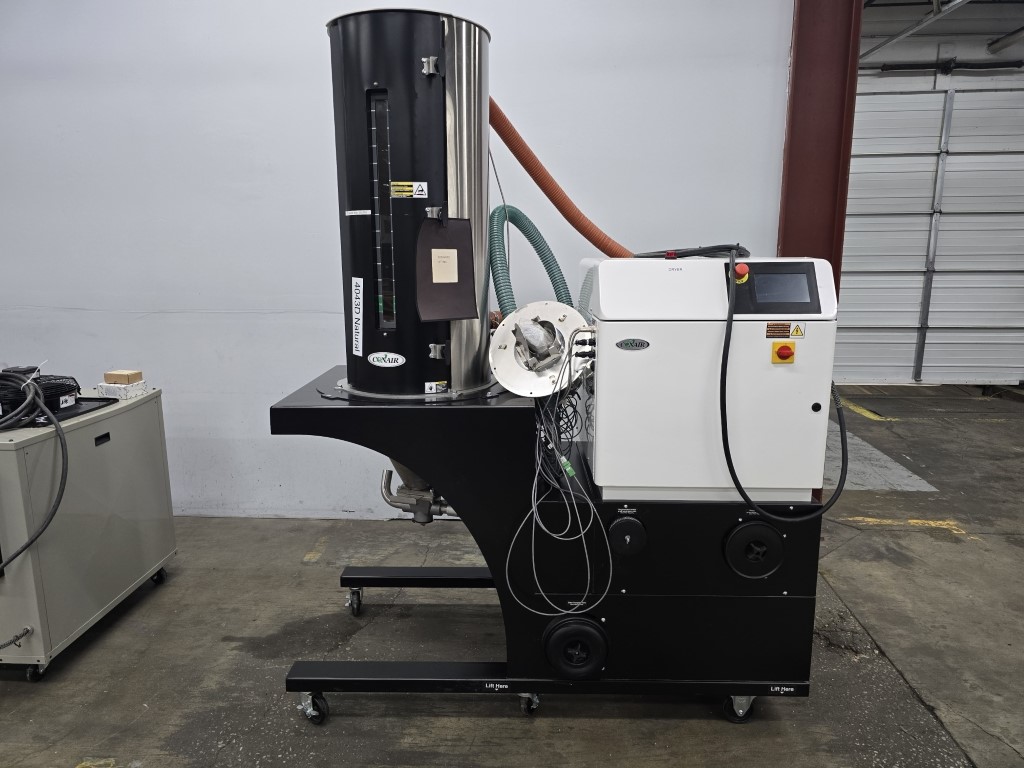Conair #DX50, carousel plus dryer, 50 lb./hr., 12 cu.ft., RWH-24-12 hopper, 375&deg;F, -40 dew point, 460 V. - Image 1