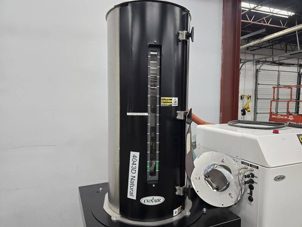 Conair #DX50, carousel plus dryer, 50 lb./hr., 12 cu.ft., RWH-24-12 hopper, 375&deg;F, -40 dew point, 460 V. - Image 2