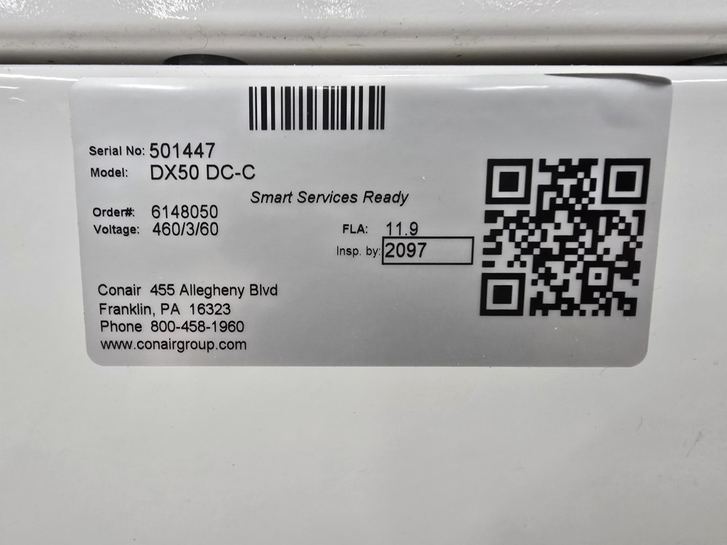 Conair #DX50, carousel plus dryer, 50 lb./hr., 12 cu.ft., RWH-24-12 hopper, 375&deg;F, -40 dew point, 460 V. - Image 9
