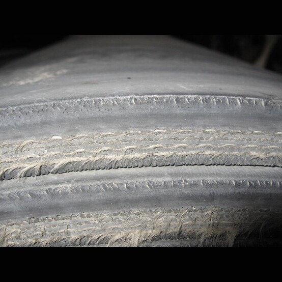 48" wide x 7/8" thick Rubber Conveyor Belting, 4-Ply, 189' total length - Image 7