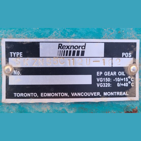 Rexnord #SKZN55C112U-182, Right Angle Speed Reducer, 1-1/8" input shaft, 1-3/8" output shaft - Image 5