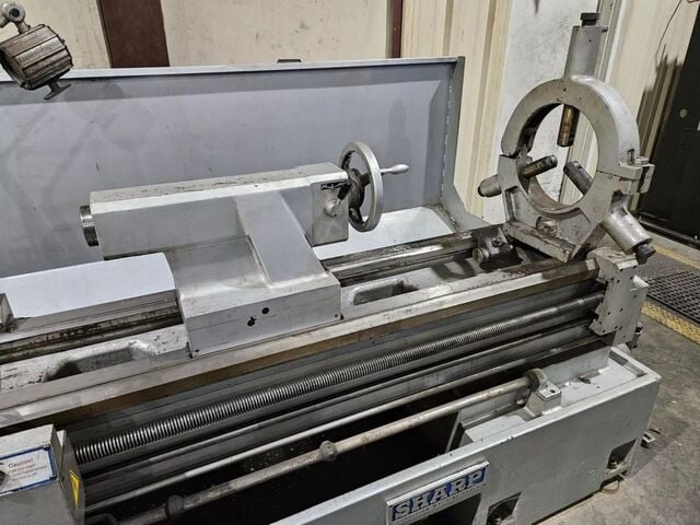 22"/31" x 100" Sharp #22100B, gap bed engine lathe, 16" BTC 3-jaw chuck, 4.5" bore, D1-11 Camlock - Image 5