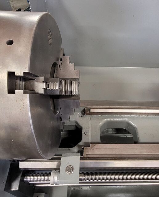 22"/31" x 100" Sharp #22100B, gap bed engine lathe, 16" BTC 3-jaw chuck, 4.5" bore, D1-11 Camlock - Image 8