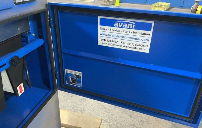 Avani Environmental #SPC-1000, Fume Collector, 1.5 HP, 3450 RPM, 120/240 V., 2012 - Image 9