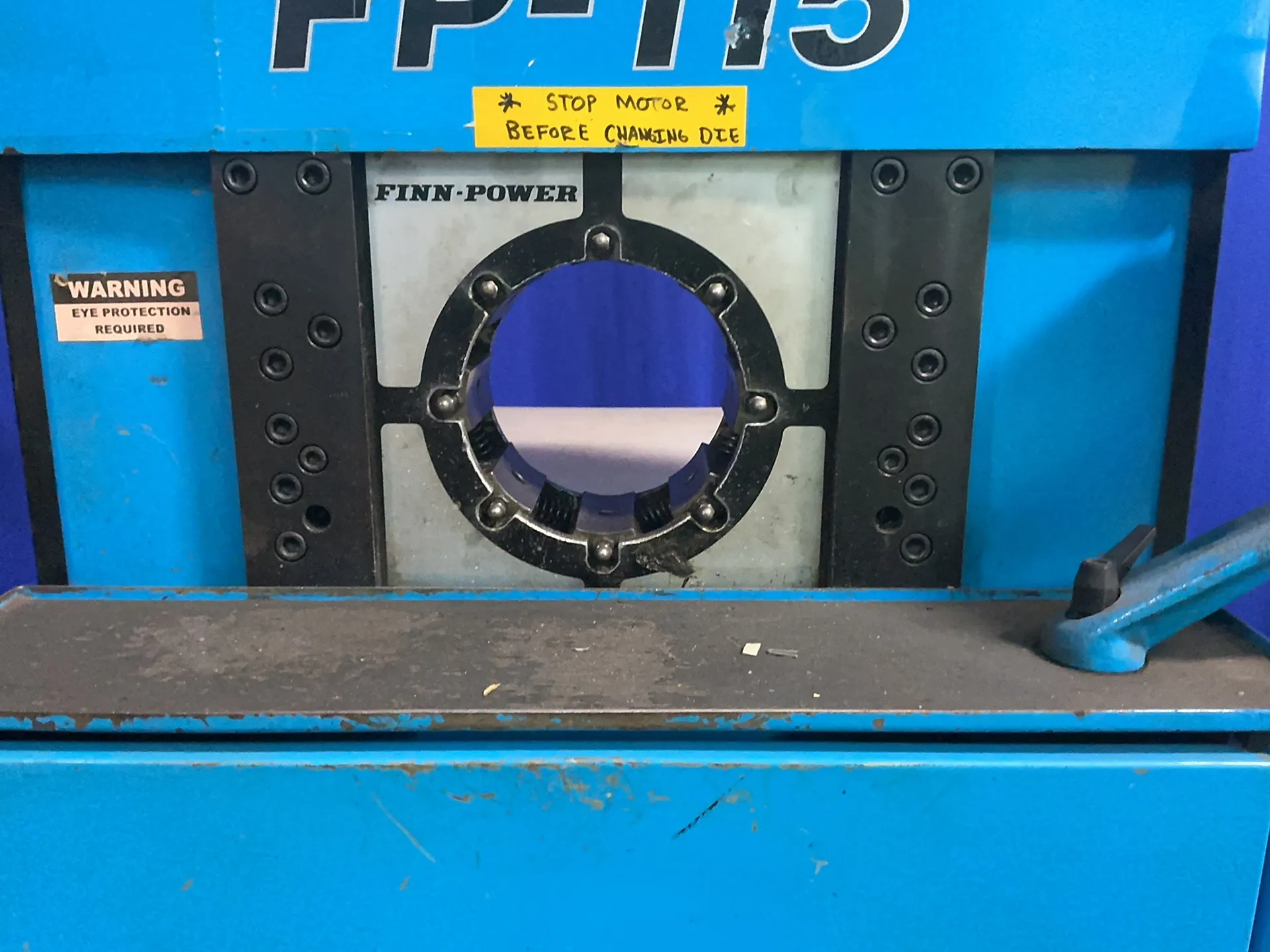 Finn-power #FP-115C, Hose Crimper, Digital Display, 230 V. - Image 1