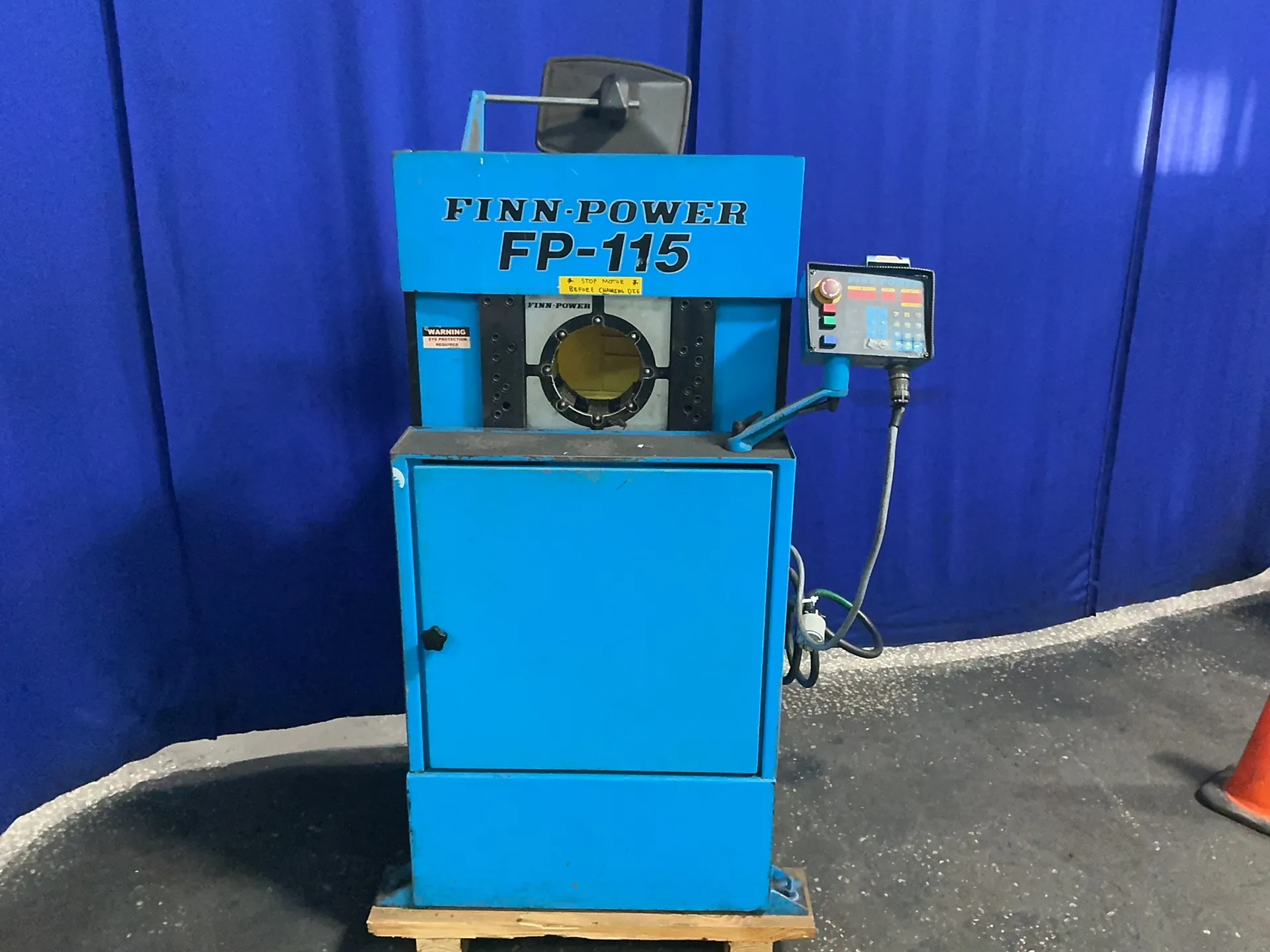 Finn-power #FP-115C, Hose Crimper, Digital Display, 230 V. - Image 4