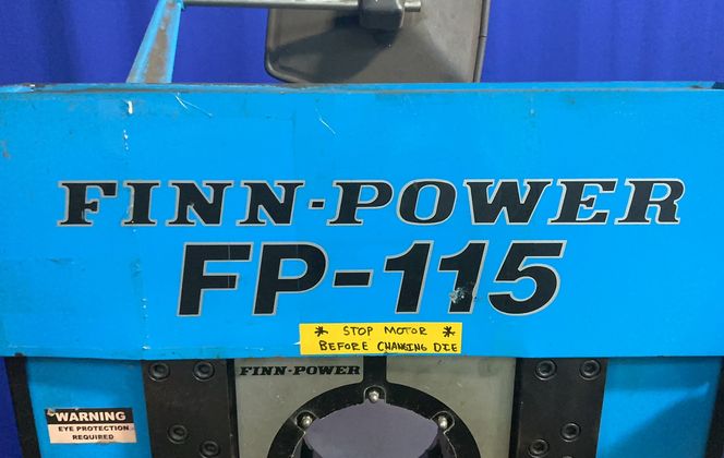Finn-power #FP-115C, Hose Crimper, Digital Display, 230 V. - Image 8