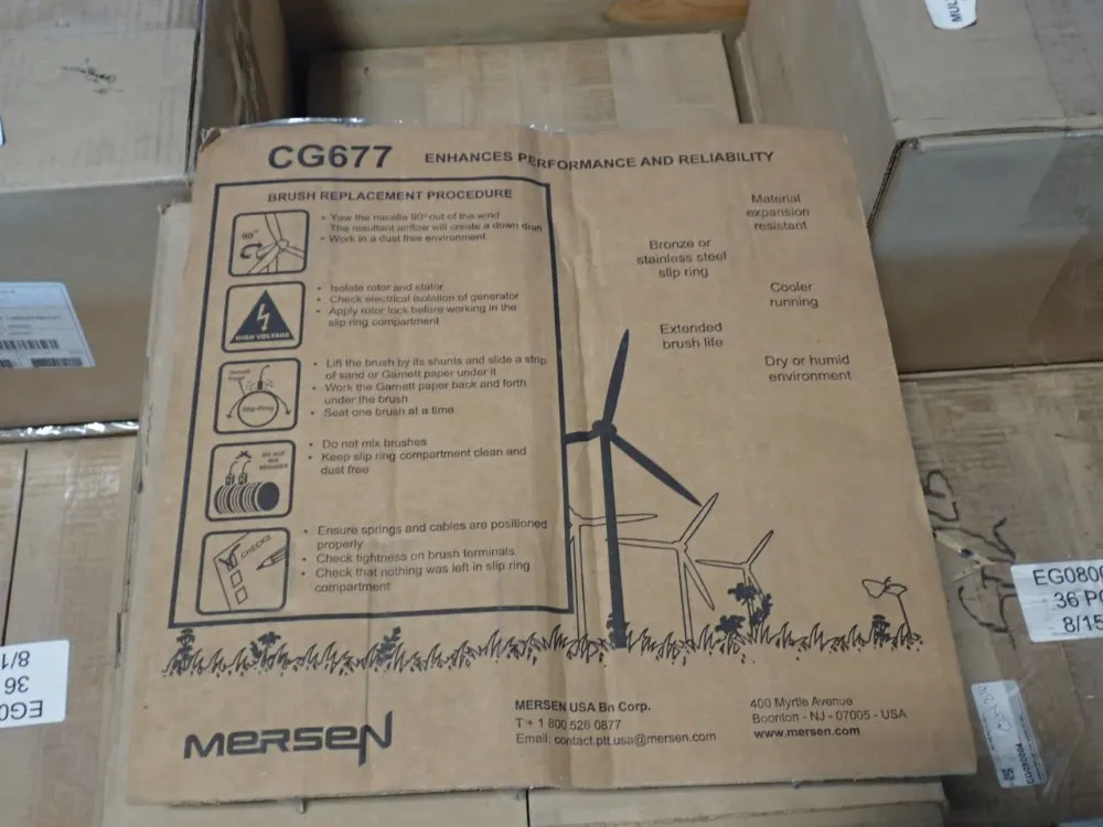 Mersen #CG677, Carbon Brush For Motor, 2024 - Image 3