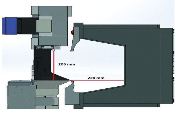 60" Erbend #PBC1520, CNC Motorized Folding Machine, 0.079" max. steel/galvanized thickness, 0.3 sec/bend - Image 6