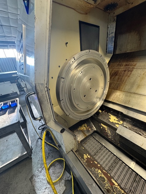 Femco #HL-55/2000, CNC Lathe, 28" swing, 24.4" diameter x 75.5" L, 15" chuck, 4.6" bar, 5.2" bore, 25-2500 - Image 2