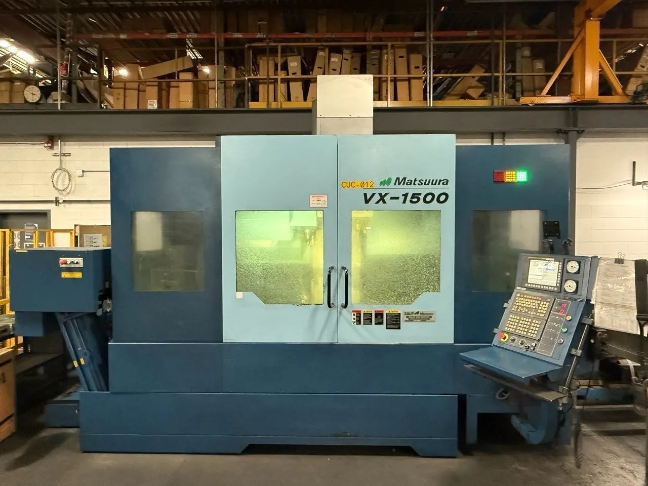 Matsuura #VX-1500, CNC Vertical Machining Center, 60" X, 27.5" Y, 24" Z, 15000 RPM, CAT50, 30 automatic tool - Image 2