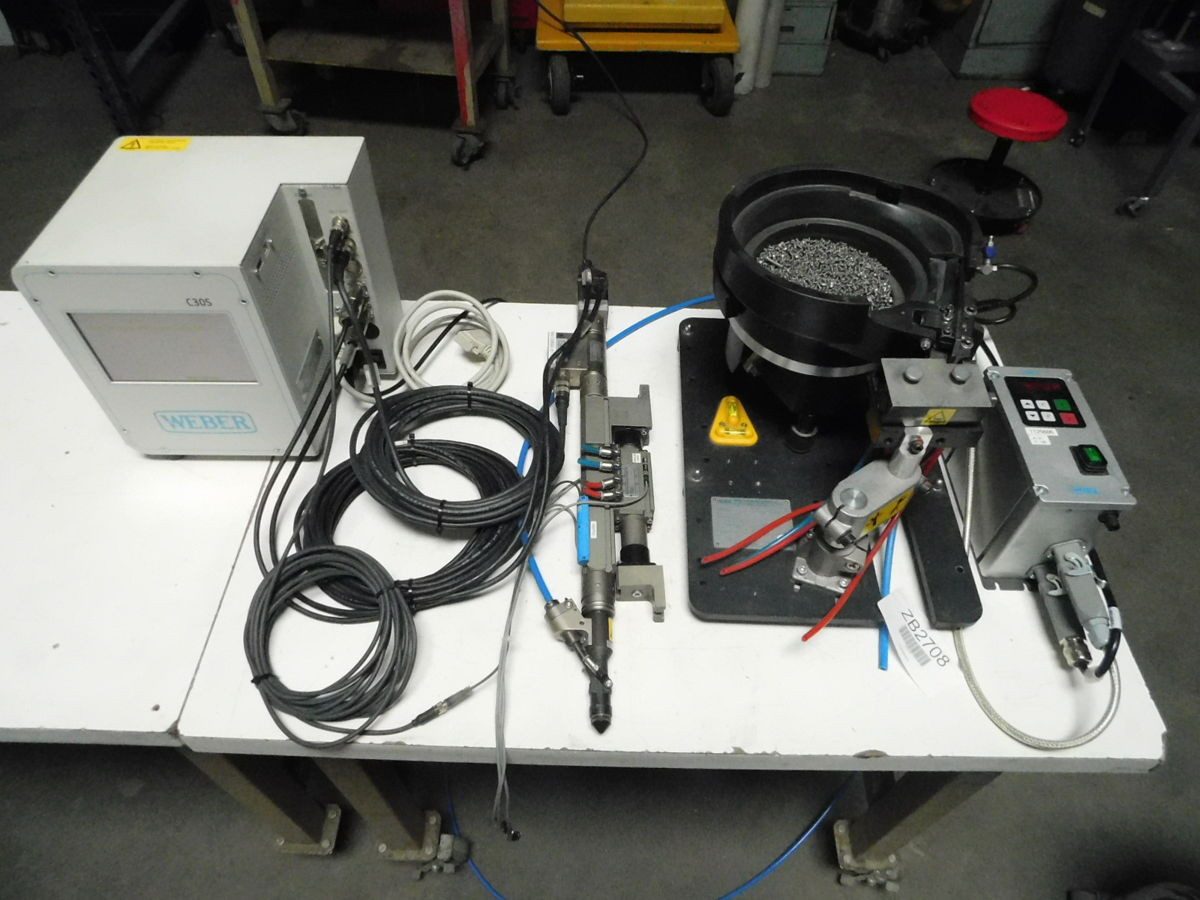 Weber #C30S1M, Automated Screwdriving Assembly System, Screwdriving Spindle, Screw Feeder, 120 VAC - Image 1