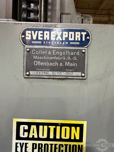 SVEA Export #BFM00-D5751, Horizontal Boring Mill, 1952 - Image 4