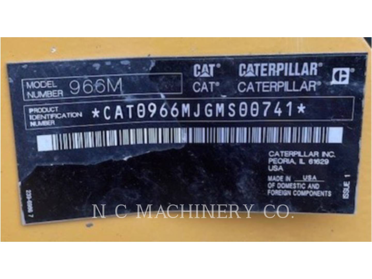 Cat 966M, Wheel Loader, 8181 hours, S/N: GMS00741, 2020 - Image 5