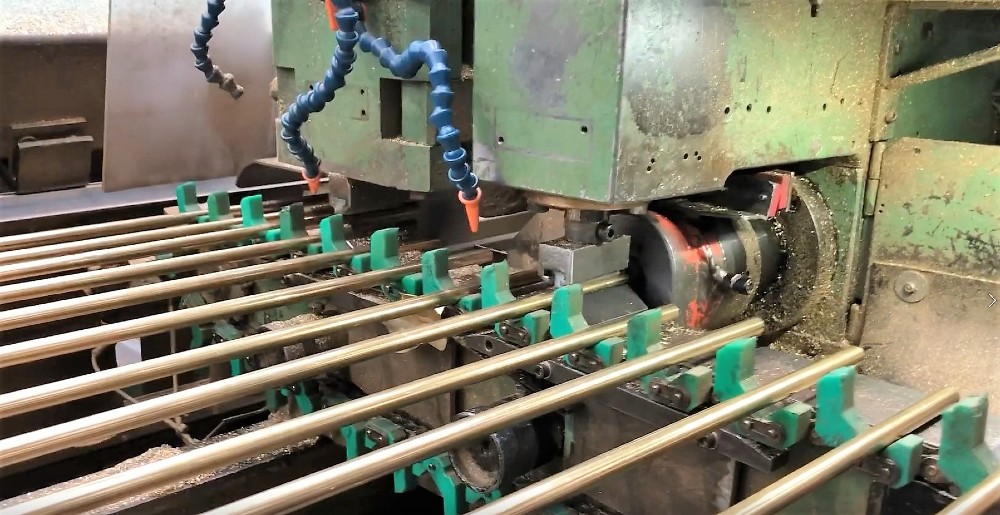 Ris-Ingold #RID-68, Cutting and double headed chamfering machine - Image 1