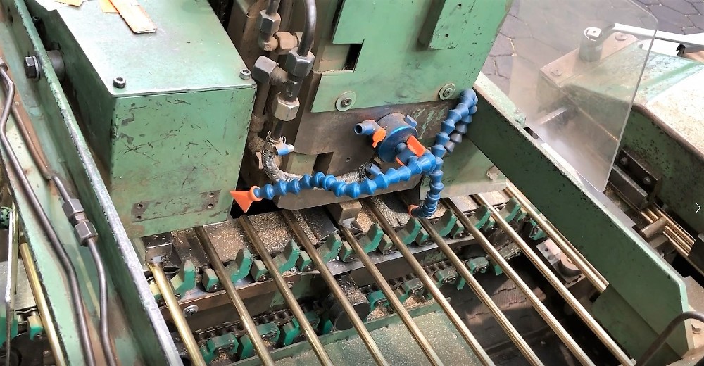 Ris-Ingold #RID-68, Cutting and double headed chamfering machine - Image 3