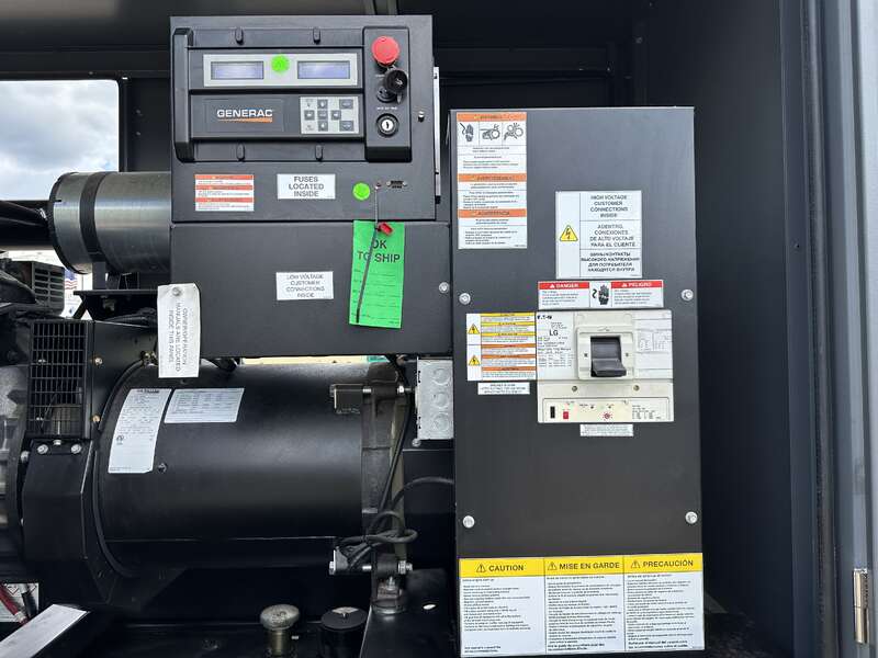 100 KW Generac #SD100, diesel generator set, 120/240 Volts, 1-phase, 152 HP @ 1800 RPM, Iveco/FPT FGE9685A - Image 8