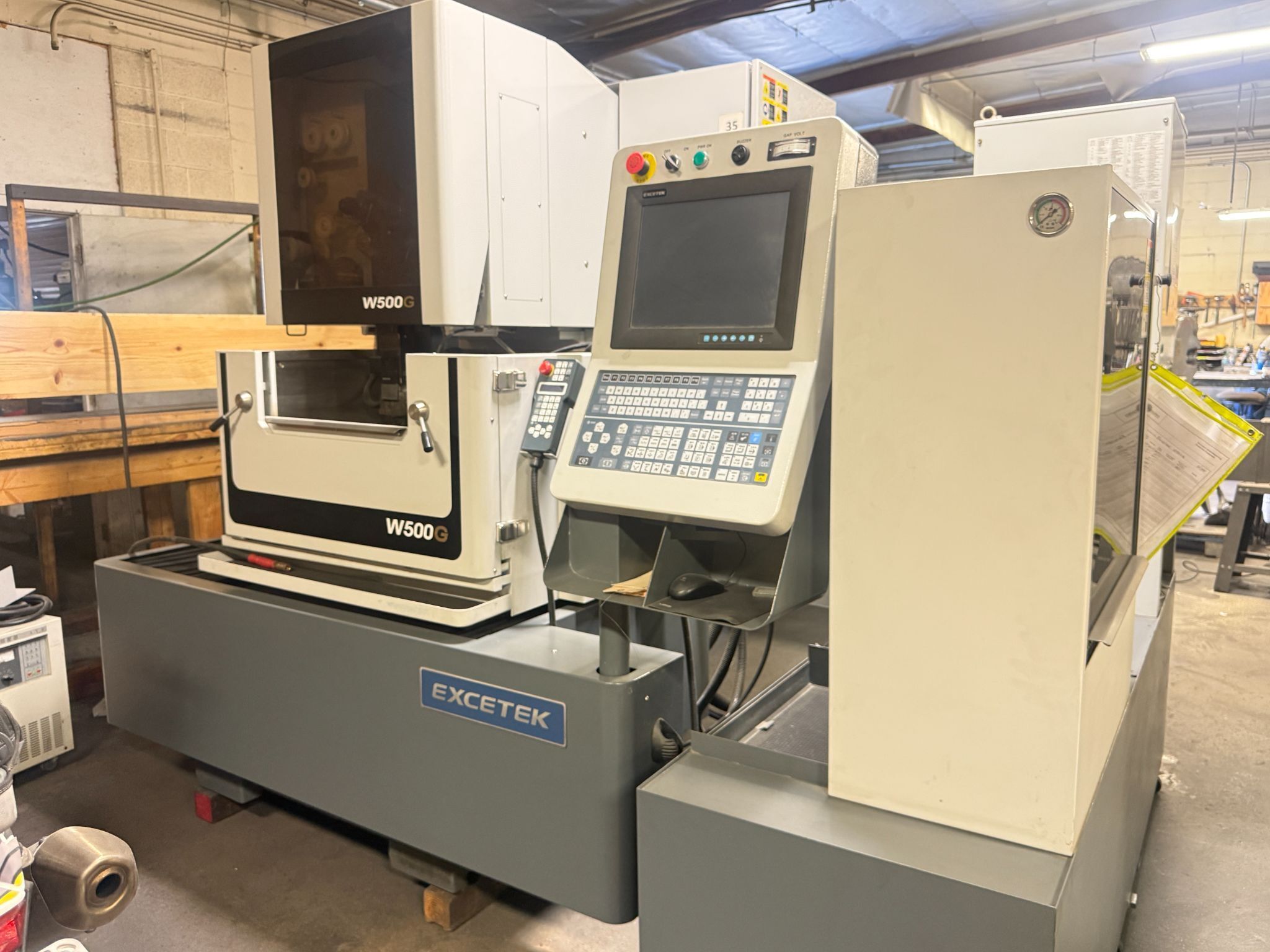 Excetek #W500G, CNC wire Electrical Discharge Machine - Image 1