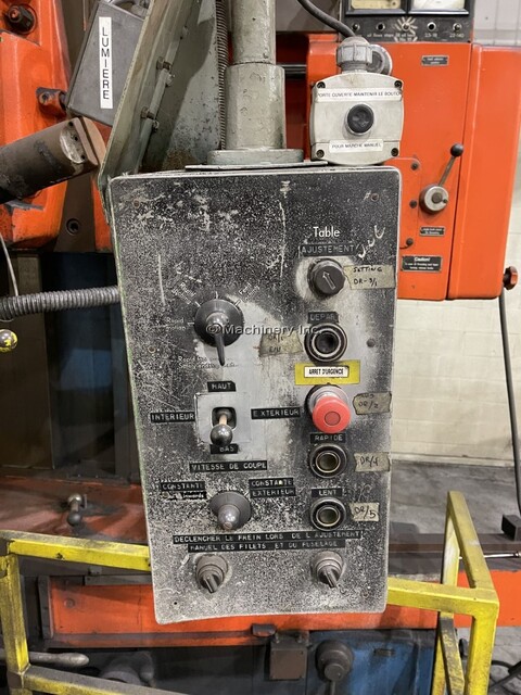 63" Froriep #KE-Super-KE16, vertical boring mill, 71" swing, 4-jaw, 47" height under rail, 50 HP - Image 6