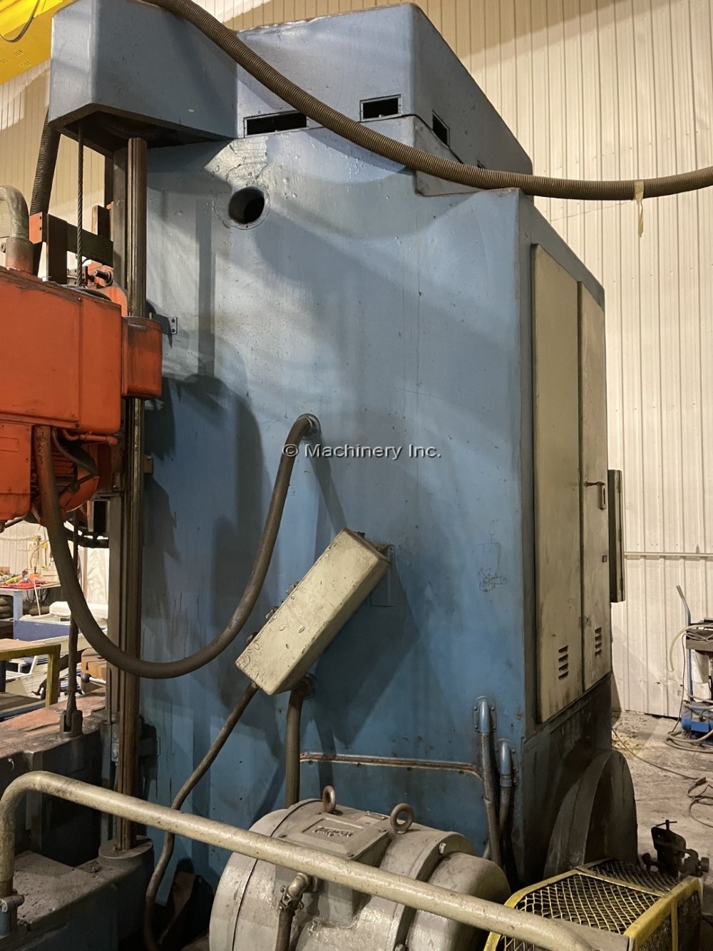 63" Froriep #KE-Super-KE16, vertical boring mill, 71" swing, 4-jaw, 47" height under rail, 50 HP - Image 8