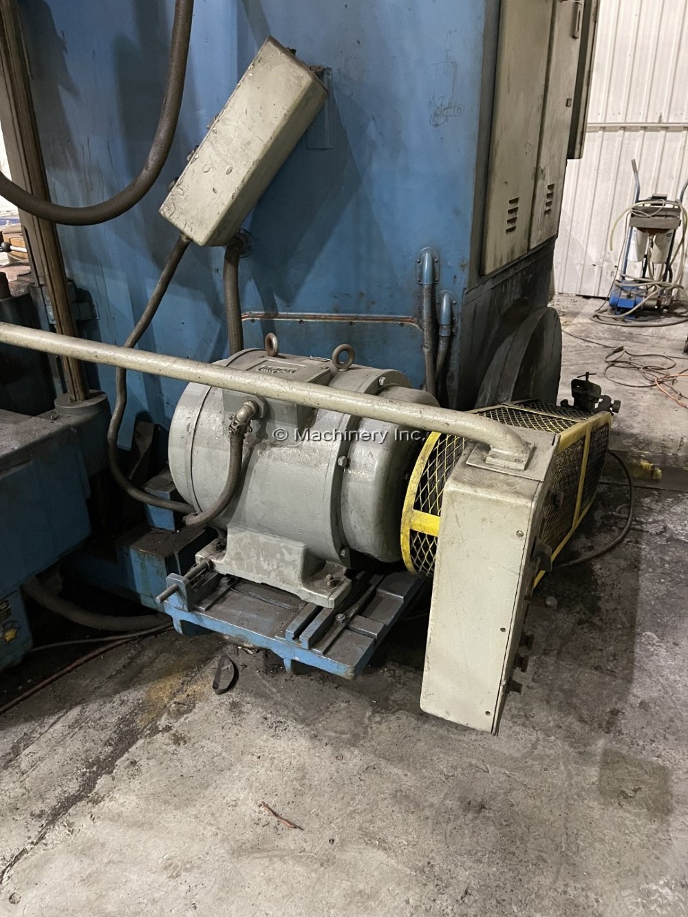 63" Froriep #KE-Super-KE16, vertical boring mill, 71" swing, 4-jaw, 47" height under rail, 50 HP - Image 9