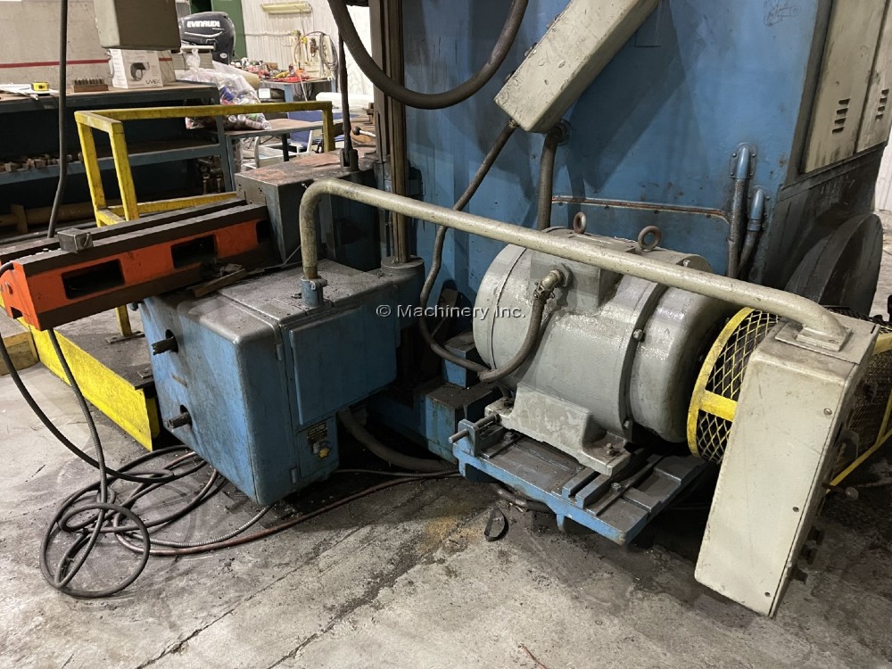 63" Froriep #KE-Super-KE16, vertical boring mill, 71" swing, 4-jaw, 47" height under rail, 50 HP - Image 10