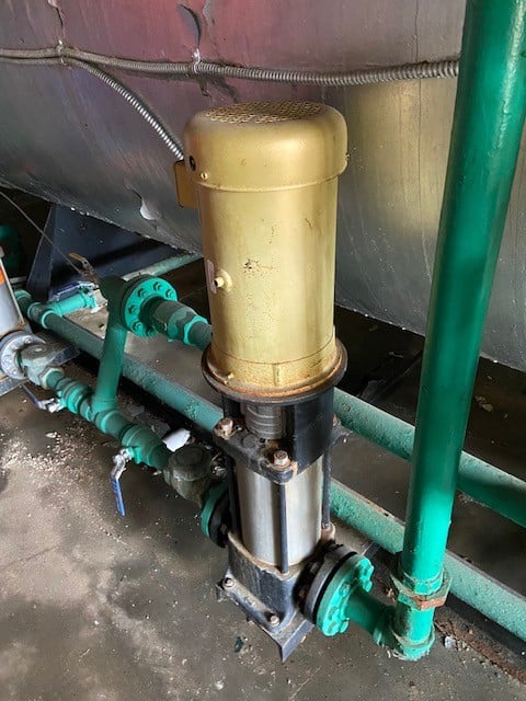 200 HP Williams & Davis #200-777-Tejas, steam boiler set, 150 psi, Gordon Piatt Natural gas burner - Image 6
