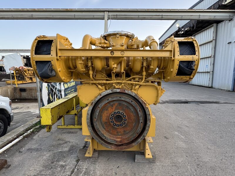 1476 HP Caterpillar #3512C-HD, diesel engine, 1200 RPM, Tier 2, rebuilt, 2007 - Image 4