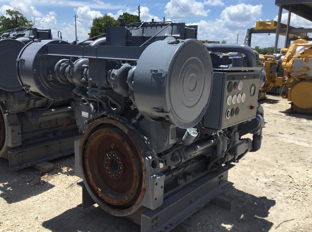 545 HP @ 1200 RPM, Caterpillar #G3508, Natural gas engine, electronic governor, rblt. - Image 1