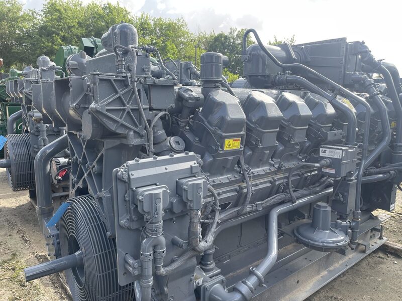 945 HP @ 1400 RPM, Caterpillar #G3512, Natural gas engine, electronic governor, rblt. - Image 2