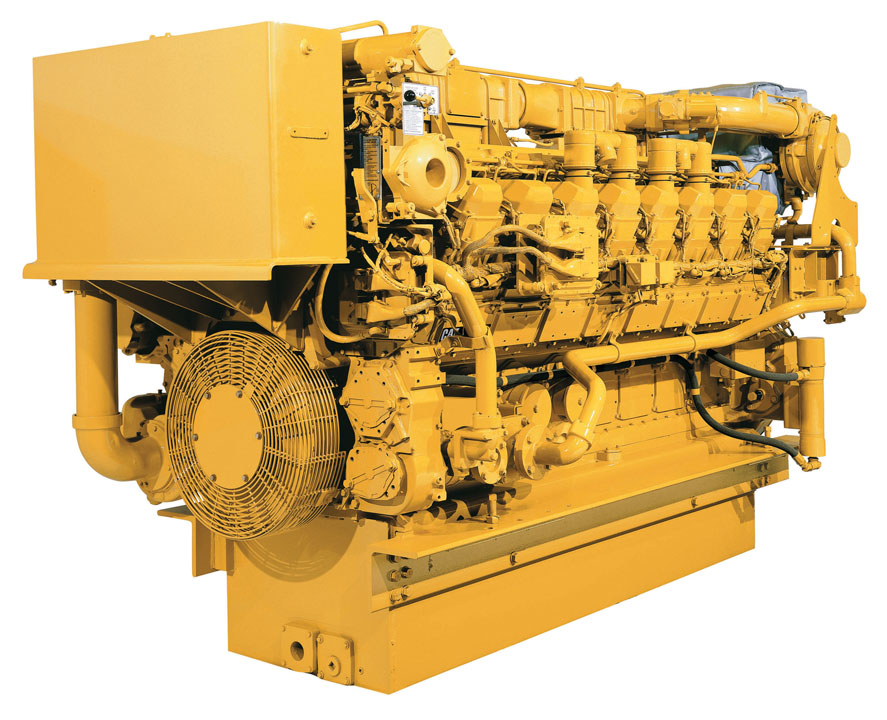 2260 HP Caterpillar #3516B-HD-SCAC, diesel marine engine, Tier 1, sound attenuated enclosure 00, electronic - Image 6