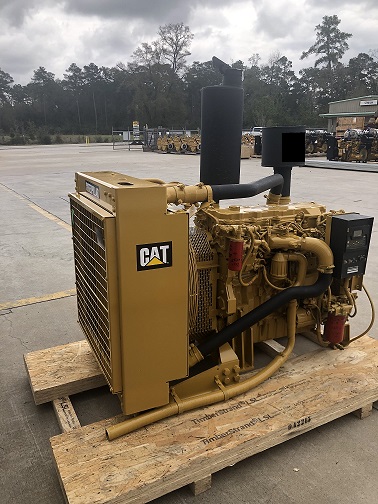 300 HP Caterpillar #C9, diesel power unit, 2432 hours, Tier 3, sound attenuated enclosure 1, 2008, new - Image 4