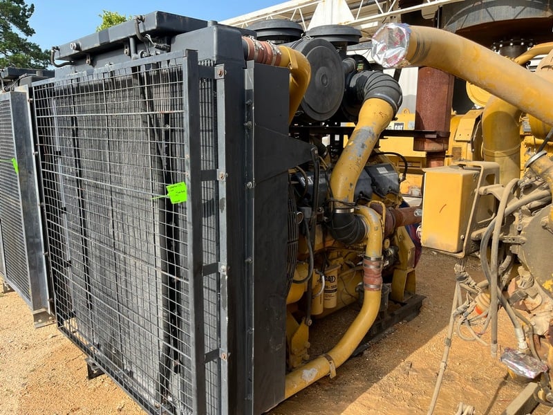 950 HP Caterpillar #C32, diesel power unit, 6471 hours, 1800 RPM, Tier 2, sound attenuated enclosure 0, 2009 - Image 4