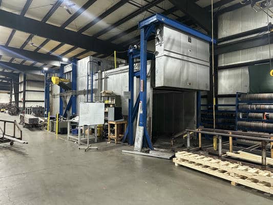 120" work width x 96" work height Granco Clark, Aluminum Extrusion Age Oven, 500&deg;F max. temperature, 25,000 - Image 1