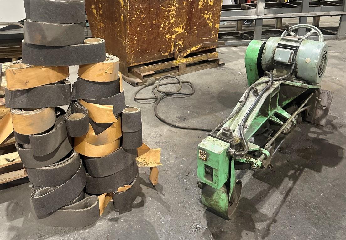 Ryman #507, 4" abrasive roll grinding lathe attachment, 7.5 HP - Image 4