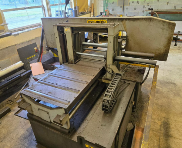 13" x 18" Hyd-Mech #S20A-Series-III, horizontal band saw, 14'10" x 1" x .035" blade, 75-350 SFM - Image 6