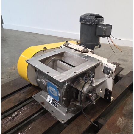 8" MAC Equipment #MD20, Stainless Steel square rotary airlock valve, 8-vane, 3/4 HP, 208-230/460 V. - Image 2