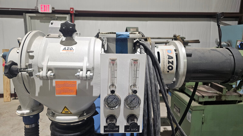 AZO #E-240-B1, cyclone sifter, mobile powder reclamation station, 230/460 V., 3-phase, multi-port pneumatic - Image 3
