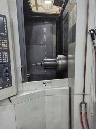Kiwa #KH-55, CNC horizontal machining center, 4-Axis, Fannuc 31A, 31.4" X, 31.5" Y, 31.5" Z, 120 automatic - Image 2