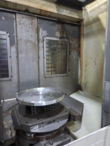 Kiwa #KH-55, CNC horizontal machining center, 4-Axis, Fannuc 31A, 31.4" X, 31.5" Y, 31.5" Z, 120 automatic - Image 3