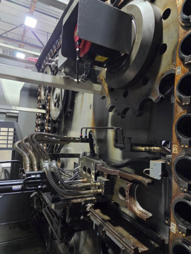Kiwa #KH-55, CNC horizontal machining center, 4-Axis, Fannuc 31A, 31.4" X, 31.5" Y, 31.5" Z, 120 automatic - Image 4