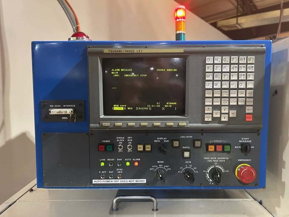 Tsugami #BS-18, Swiss type automatic screw machine, 5-Axis, 3-18mm capacity, sub spindle, 1997 - Image 6