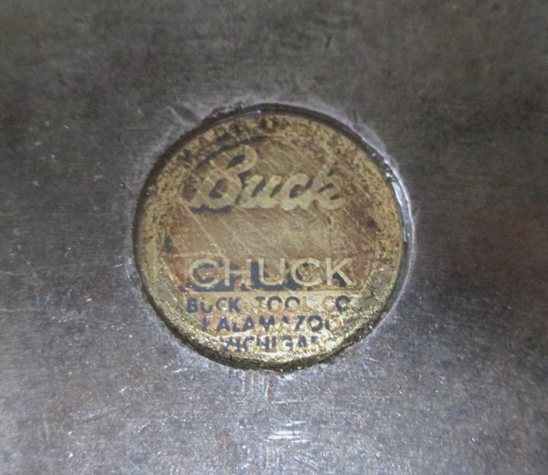 12" Buck #5127, 6-jaw adjust tru lathe chuck, D1-6 back plate & chuck key - Image 10