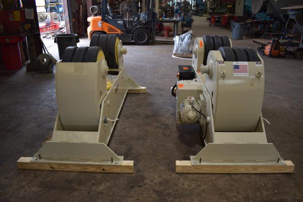60 Ton, Pandjiris, Missouri Mule tank turning rolls, 120000 lb., MM-60/30 driver, MI-30T idler, 12"-16' - Image 3