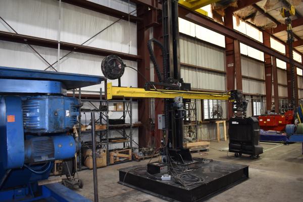 10' x 10' Stinger, welding manipulator w/ sub-arc, variable speed power travel car - Image 4