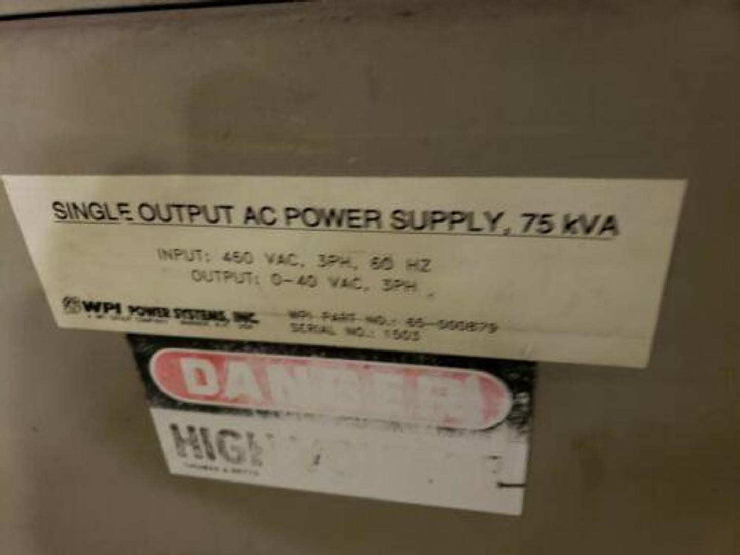 Lindberg #22-GR-3830-17TF, top loading vacuum furnace, 1700°F, Stokes 607-1/212 vacuum pump/blower, control - Image 9