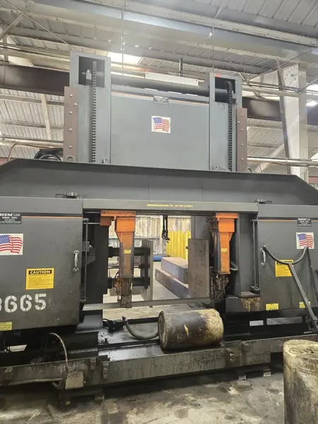 40" x 40" Hem, dual post horizontal band saw - Image 4