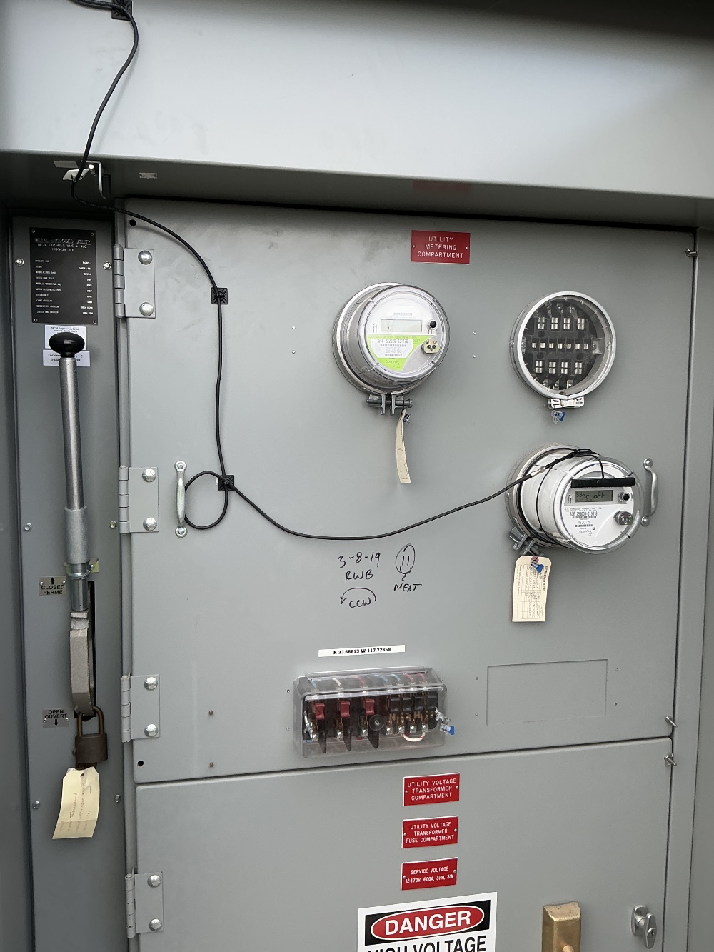15 KV MCM Engineering #VR-15100-12, NEMA 3R Outdoor Switchgear, 1200 Amp Vacuum Breaker, Primary Metering - Image 3
