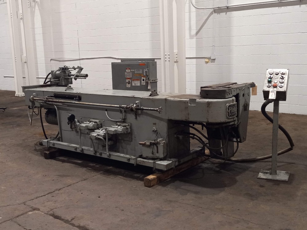 3" Pines #2, horizontal mandrel tube bender, hydraulic mandrel extractor - Image 1