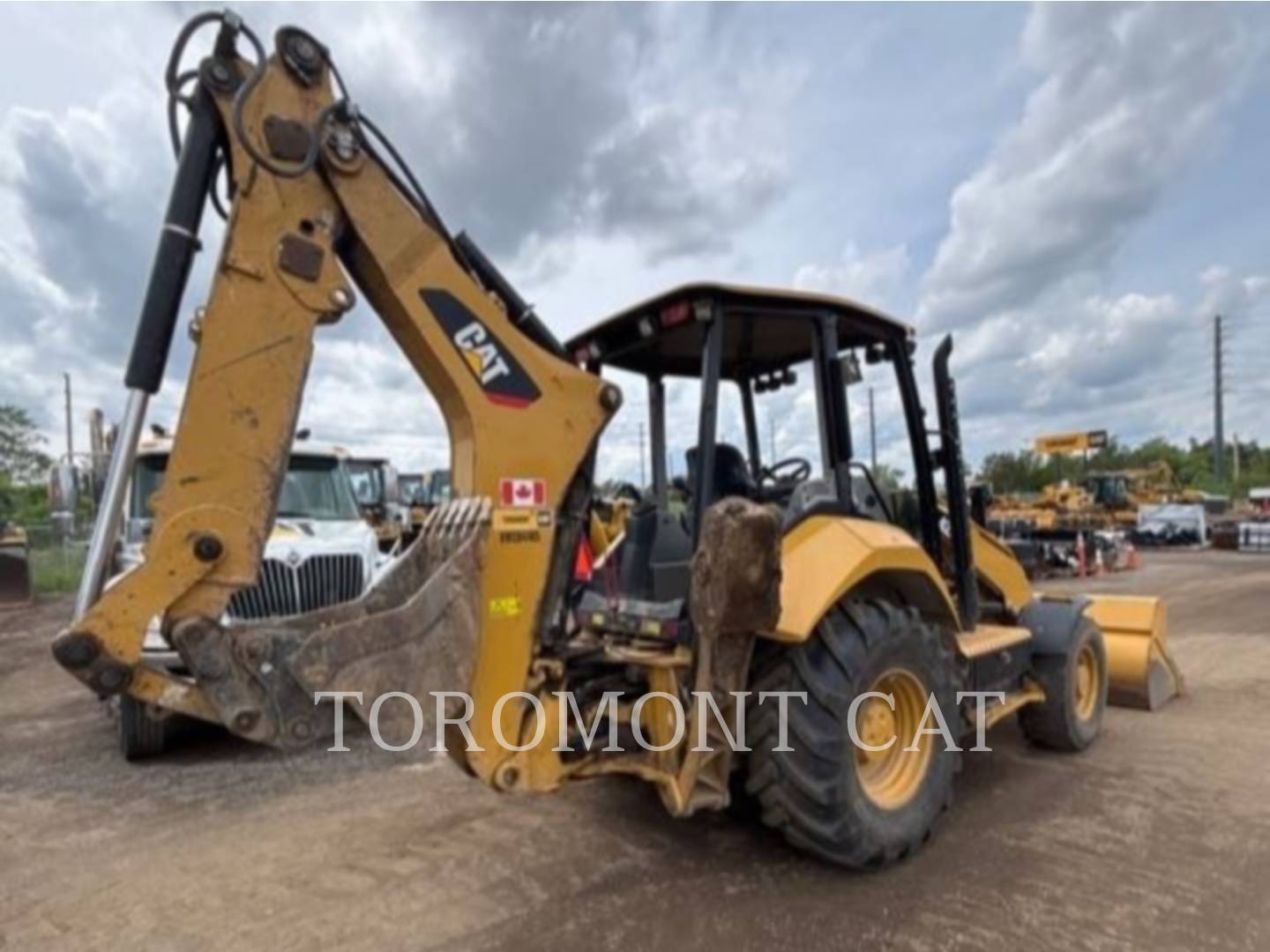 Cat 420F2ST, Backhoe Loader, 4934 hours, S/N: HWC04485, 2019 - Image 3